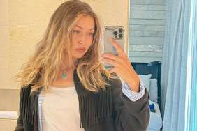 Gigi Hadid's Plunging Rowen Rose Dress Has Not 1 but 2 Thigh-High Slits