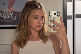 Lili Reinhart's Plunging Anna October Dress Hangs by the Thinnest Strings