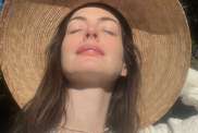 Anne Hathaway's Stephane Rolland Dress Is Barely Hanging on for 'The View'