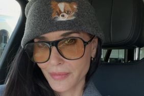 Demi Moore's Plunging Magda Butrym Top Hangs by the Thinnest Strings