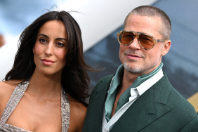 Brad Pitt Brings Ines de Ramon to Taylor Swift and Travis Kelce's Wedding