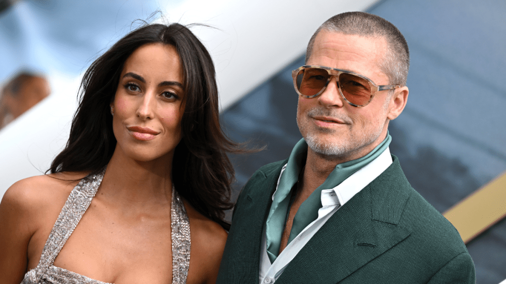 Brad Pitt Brings Ines de Ramon to Taylor Swift and Travis Kelce's Wedding