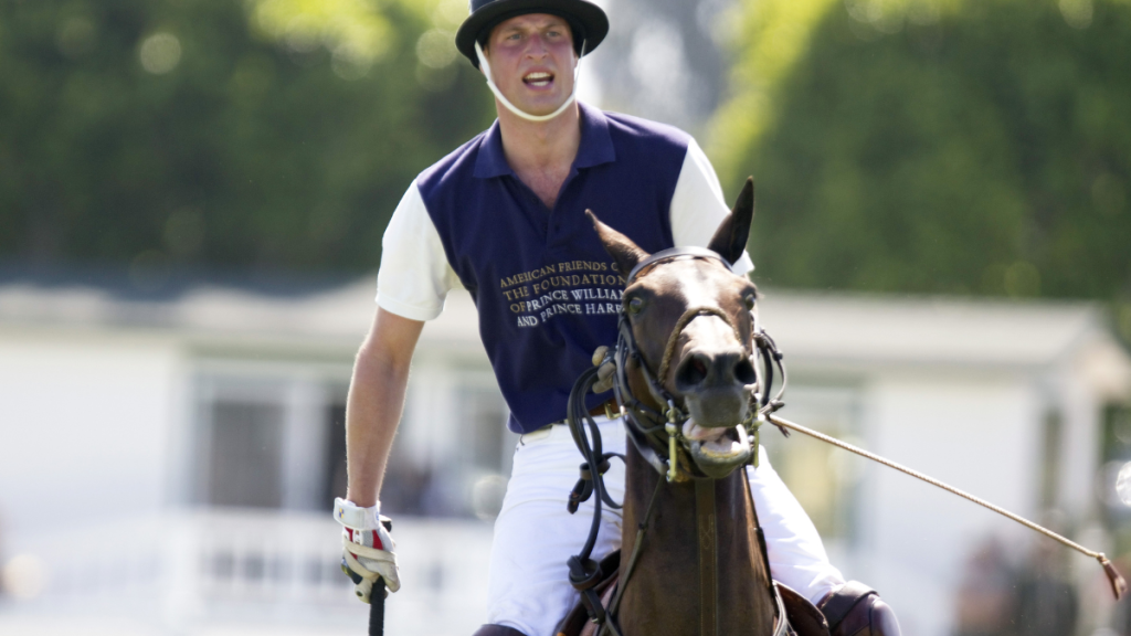 Prince William Saddles Up for Charity Polo Amid Prince Harry's U.K. Trip