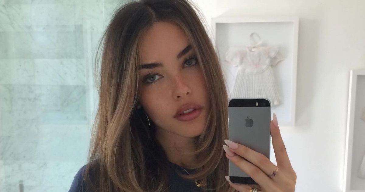 Madison Beer Gets Engaged in $198 Fully See-Through With Jean Lace Skirt