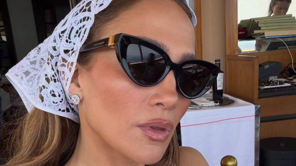 Jennifer Lopez's Dolce & Gabbana Cutout Micro Minidress Dips Dangerously Low