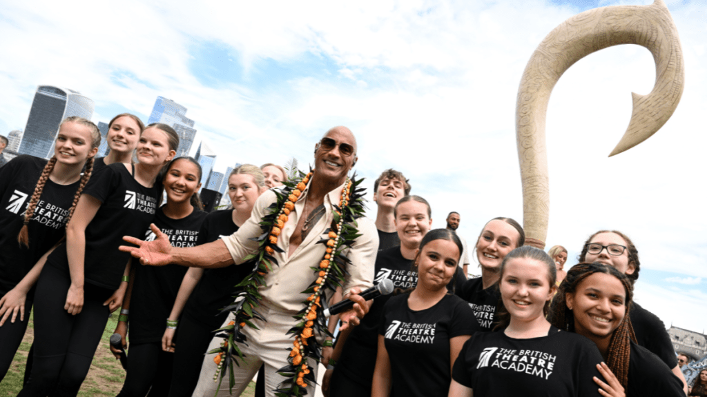 Dwayne Johnson Surprises Schoolchildren With Special 'Moana' Cinema Treat