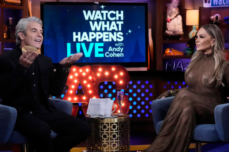 Andy Cohen and Tamra Judge on Watch What Happens Live
