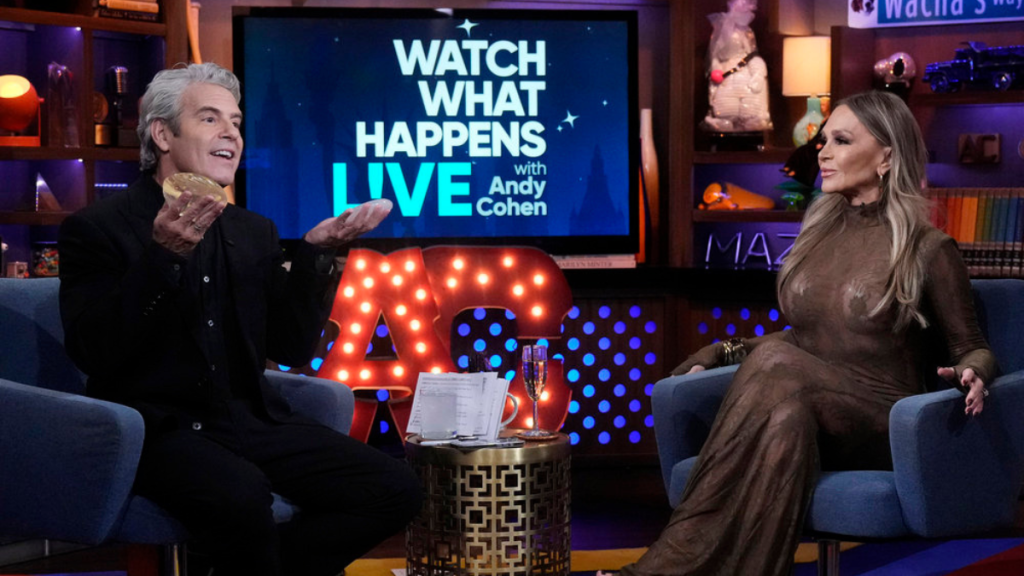 Andy Cohen and Tamra Judge on Watch What Happens Live
