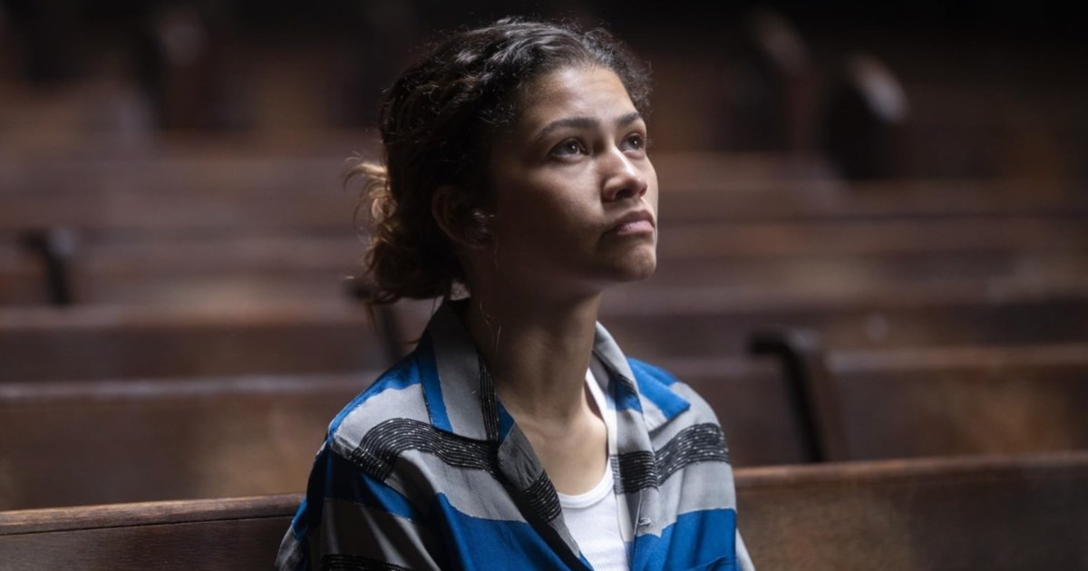 Zendaya Bares Major Skin in a White Sheer Lingerie Dress With a Huge Dramatic Cutout
