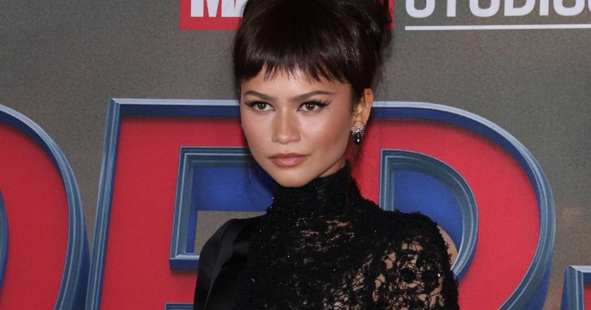 Zendaya’s Body-Hugging Ashi Studio Dress Goes Fully See-Through on 1 Side