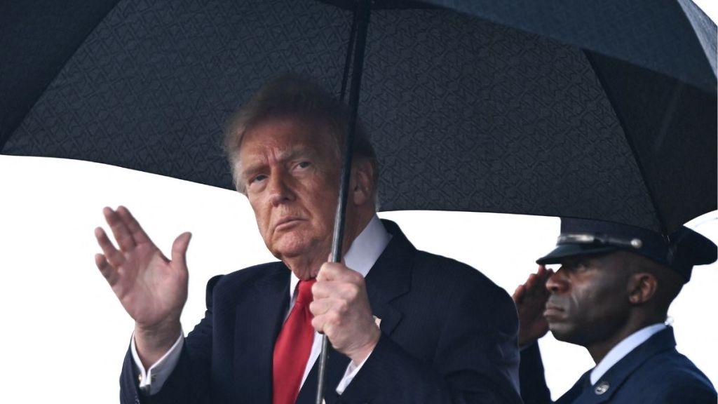 Donald Trump Cartoon Steals the Spotlight in Karoline Leavitt's Viral Photo