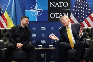 Donald Trump Confuses Zelenskyy With Putin in Awkward NATO Summit Moment