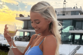 Livvy Dunne's $139 LSPACE Dress Has Daring Side Cutouts & Thigh-High Slit