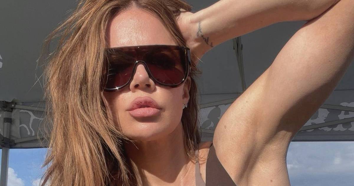 Khloe Kardashian Nearly Pops Out of Dangerously Plunging Corset Top