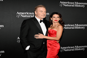 Hilaria Baldwin and Alec Baldwin share a playful moment in an Instagram video.