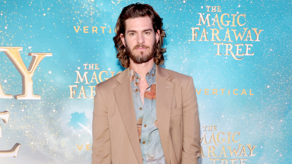 Andrew Garfield at the premiere of The Magic Faraway Tree