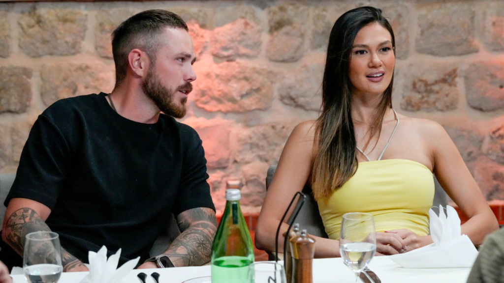 Nathan Gallagher and Gael Cameron on Below Deck Mediterranean
