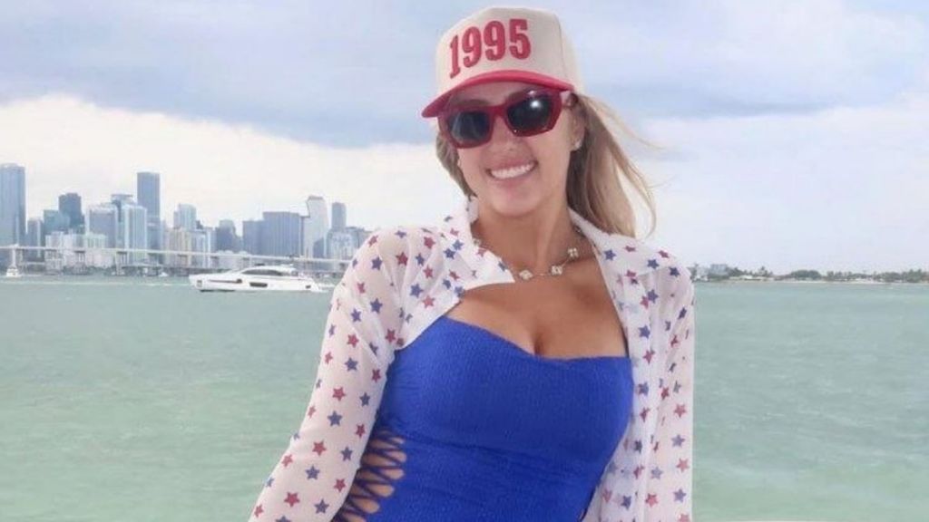 Brittany Mahomes Puts on a Leggy Display in Adidas Micro Miniskirt