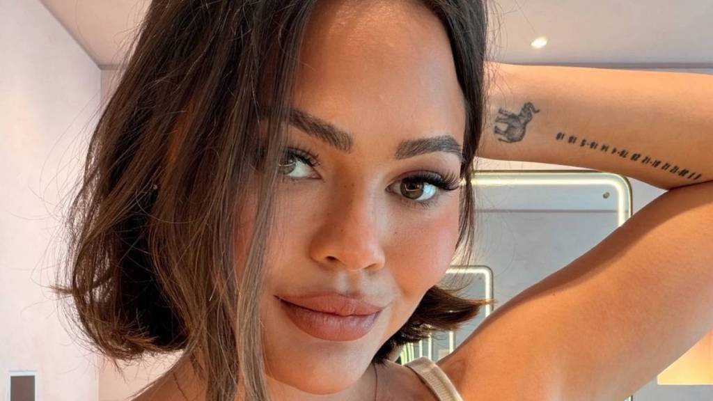 Chrissy Teigen’s Lacy Alix of Bohemia Low-Cut Top Is Cheekily See-Through