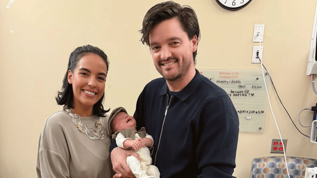 Danielle Olivera celebrates bringing baby Aidan home after 63 days in the NICU