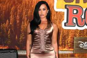Demi Lovato's Plunging Dolce & Gabbana Dress Has a Striking Lace-up Detail