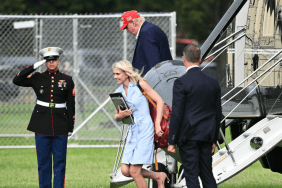 Natalie Harp amid reports she skipped meals and sleep to stay close to Donald Trump