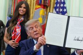 Woman Behind Donald Trump Goes Viral for Nonstop Nodding at Vaccine Event