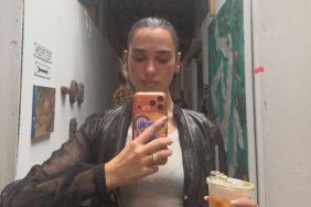 Dua Lipa Flashes Her Bra Under Fully See-Through Laformela Tank Top