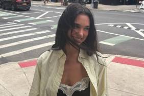Dua Lipa's With Jean Top Hangs by Just 2 Strings Over Micro Shorts