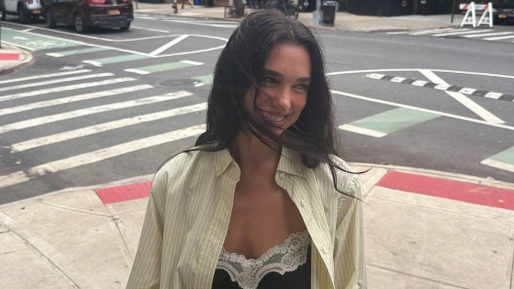 Dua Lipa's With Jean Top Hangs by Just 2 Strings Over Micro Shorts