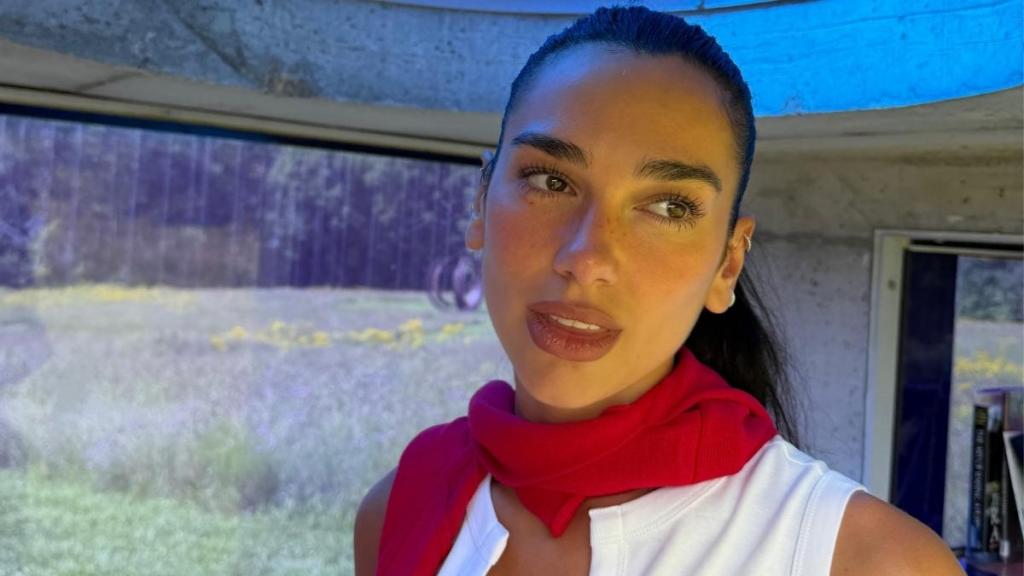Dua Lipa's Courreges Bodysuit Is Ridiculously High-Cut for Vogue Italia