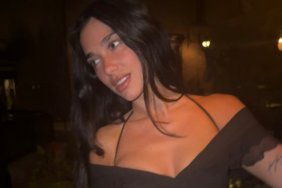 Dua Lipa’s See-Through Dior Micro Minidress Slips off Her Shoulders
