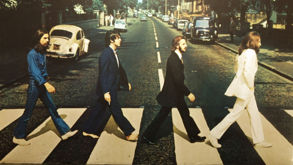 Beatles Biopic Stars Recreate Iconic Abbey Road Cover After Council Tried to Stop It