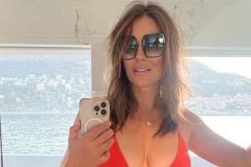 Elizabeth Hurley's Plunging Miguelina Micro Minidress Is Also See-Through
