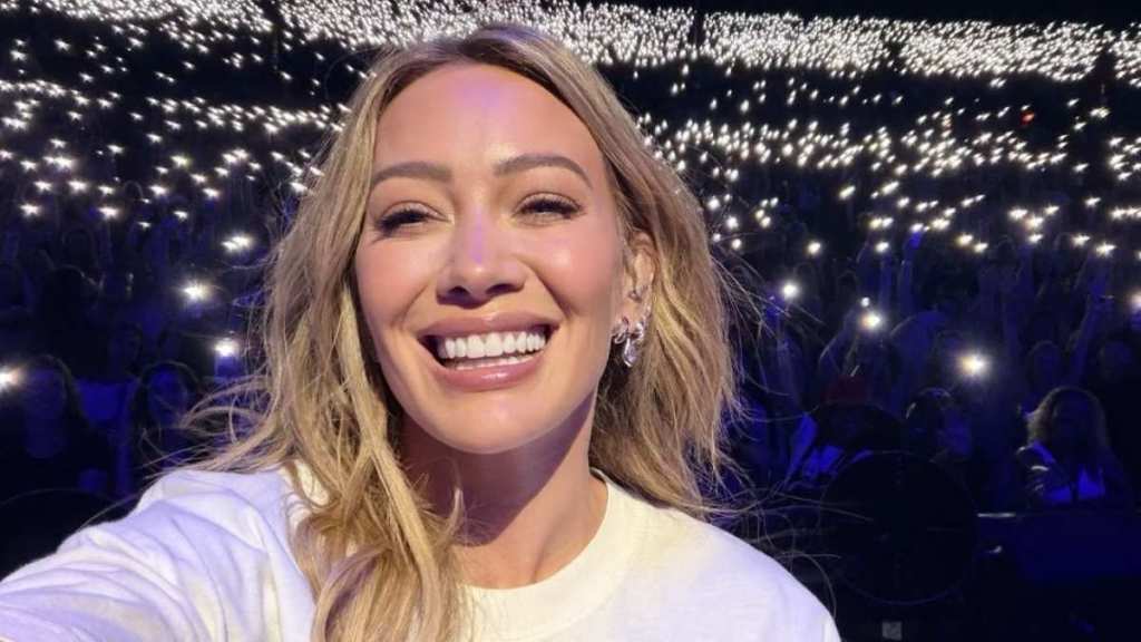 Hilary Duff’s Kelsey Randall Chainmail Top Couldn’t Be More See-Through