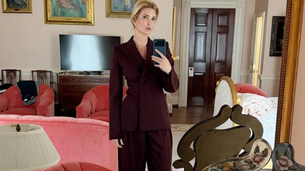 Ivanka Trump Brings Back Chic Sandro Power Suit for NYC Meeting