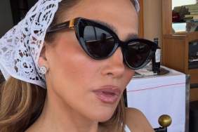 Jennifer Lopez Elevates Plunging Power Suit With Dezi Sunglasses