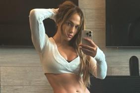 Jennifer Lopez’s See-Through LoveShackFancy Skirt Has a Thigh-High Slit