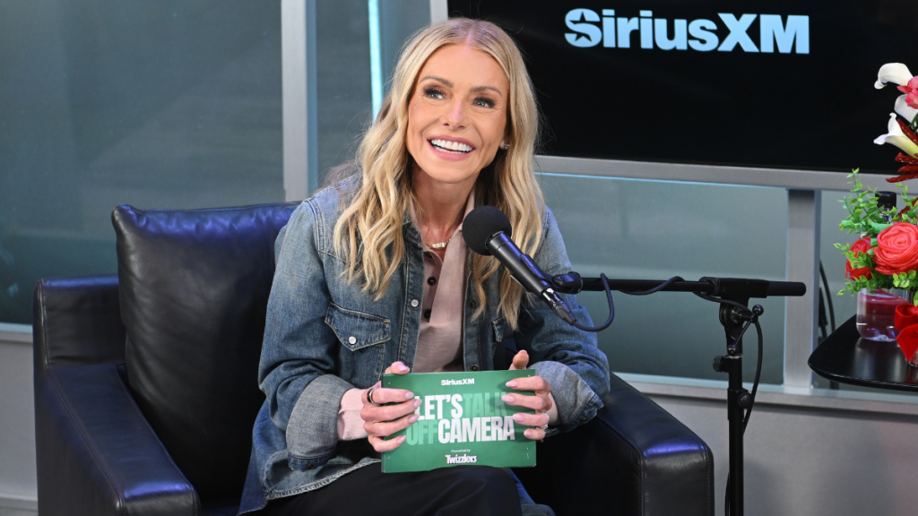Kelly Ripa amid her comments about filming Live from home during the COVID-19 pandemic