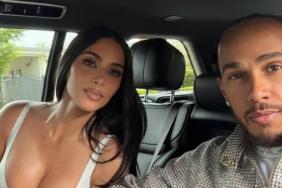 Kim Kardashian Found a 'Total Puppy Dog' in Lewis Hamilton — Source