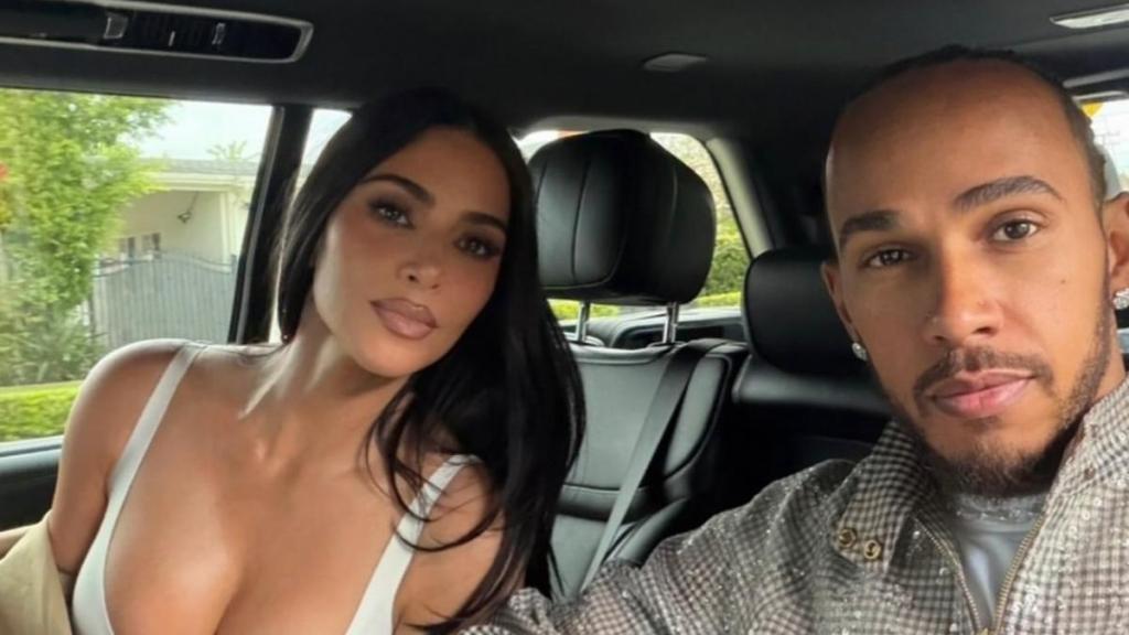 Kim Kardashian Found a 'Total Puppy Dog' in Lewis Hamilton — Source