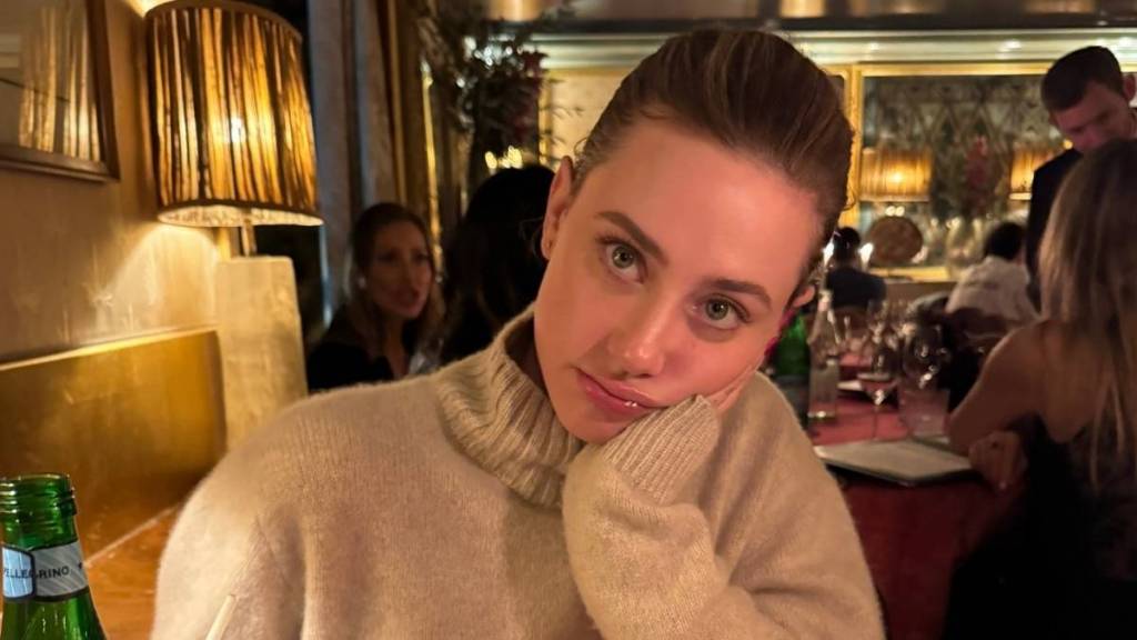 Lili Reinhart's Micro Minidress Is So Tiny, It Hides Under Her Blazer