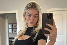 Livvy Dunne's Plunging LSPACE Cutout Dress Has a Daring Thigh-High Slit
