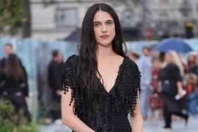 Margaret Qualley Pairs Plunging Dress With Chanel's Wild Barefoot Sandals