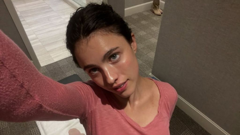 Margaret Qualley Goes Woof in Lacy See-Through Victoria’s Secret Bra