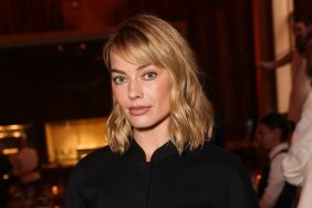Margot Robbie's With Jean Skirt Comes With a Dangerously High Slit