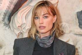 Margot Robbie Elevates Plunging See-Through Top With Chic Chanel Bag