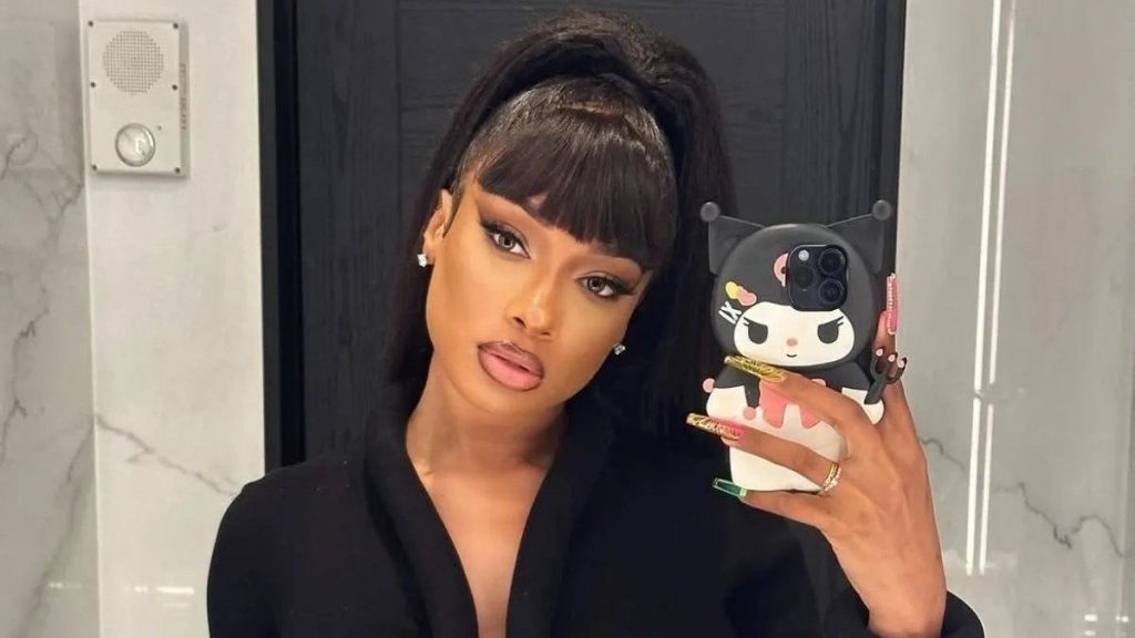 Megan Thee Stallion's $79 Plunging Outcast Micro Minidress Is Also Sheer