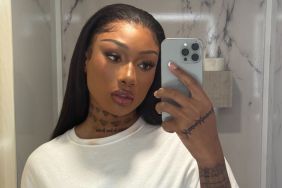 Megan Thee Stallion's Sarawong Micro Minidress Rides High on Her Thighs
