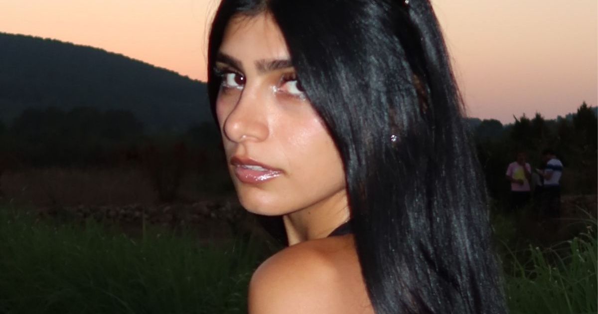 Mia Khalifa’s Ultra-Sheer Look Leaves Her Thong Fully on Display